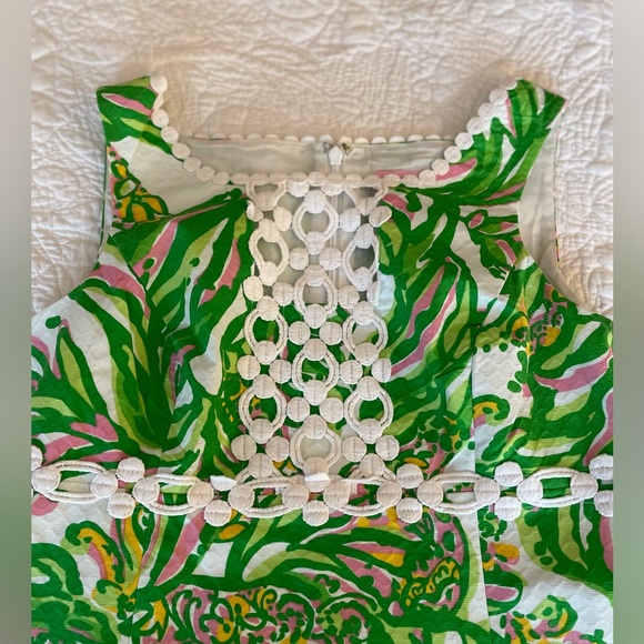 Lilly Pulitzer Green A-Line Sundress - Picture 3 of 4